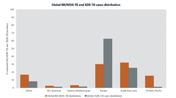 Tuberculosis resistance rates